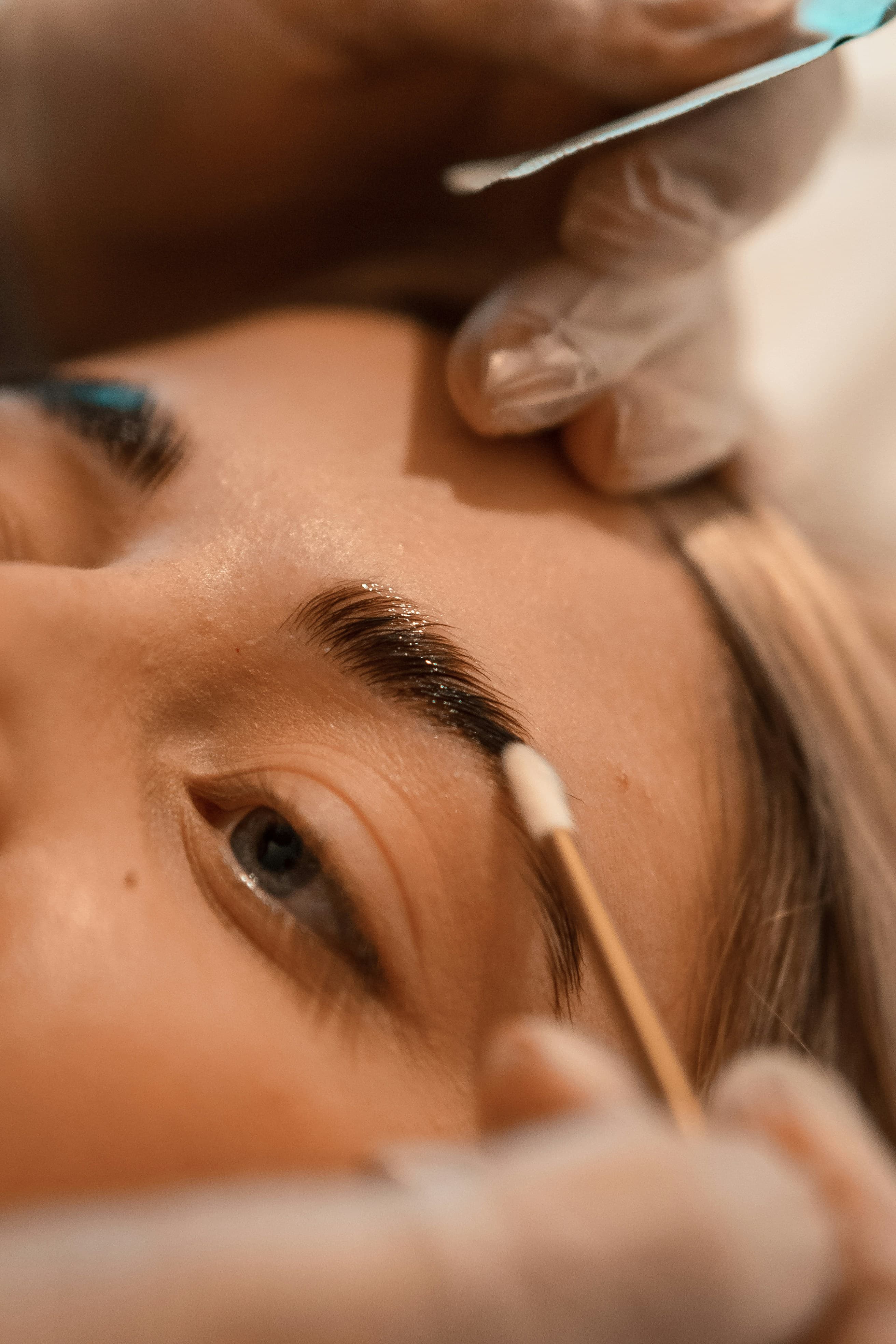 Natural brows before, Scottsdale